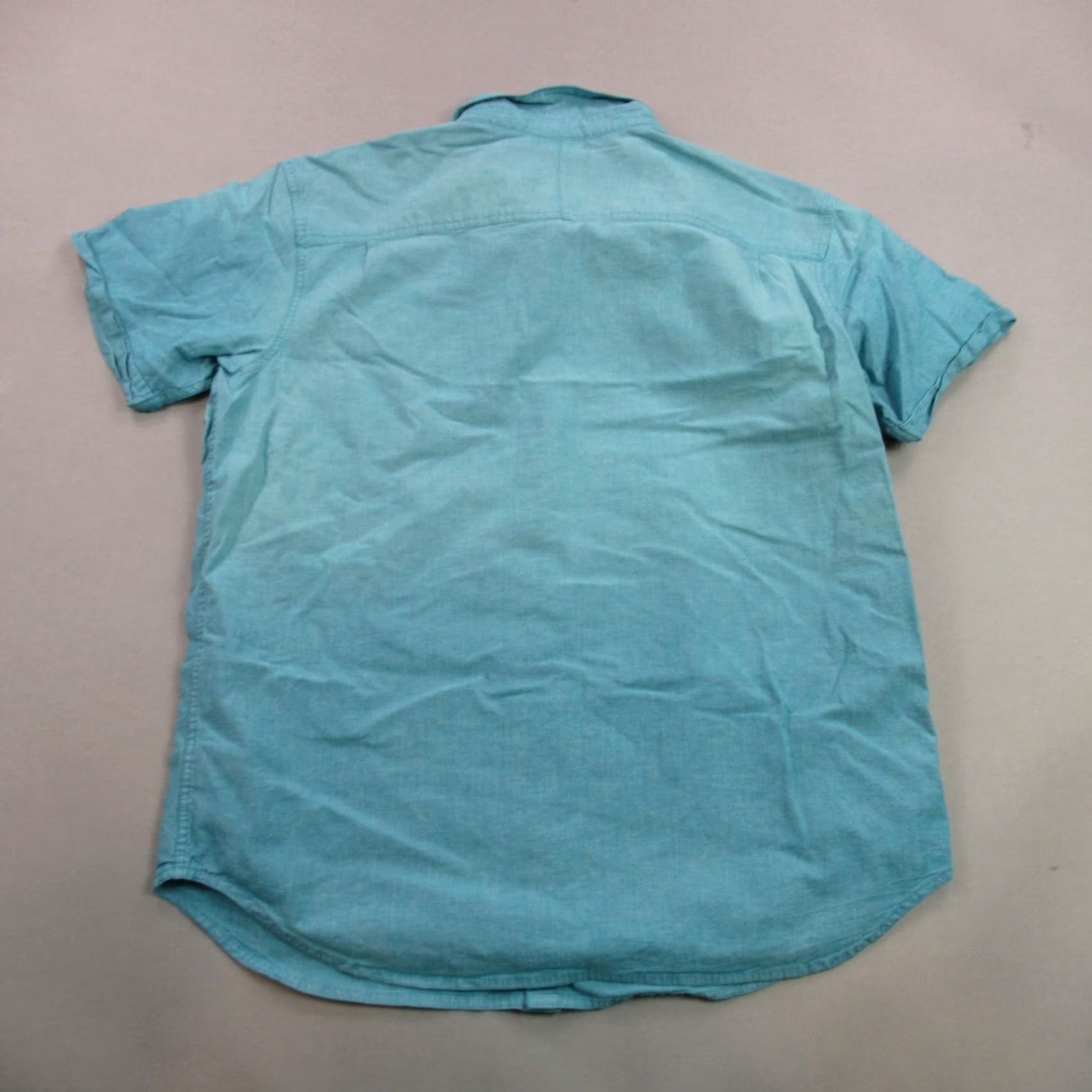 Vintage Columbia Shirt Mens XL Blue Short Sleeve Button Front Pockets Outdoors Casual Size US XL / EU 56 / 4 - 4 Thumbnail