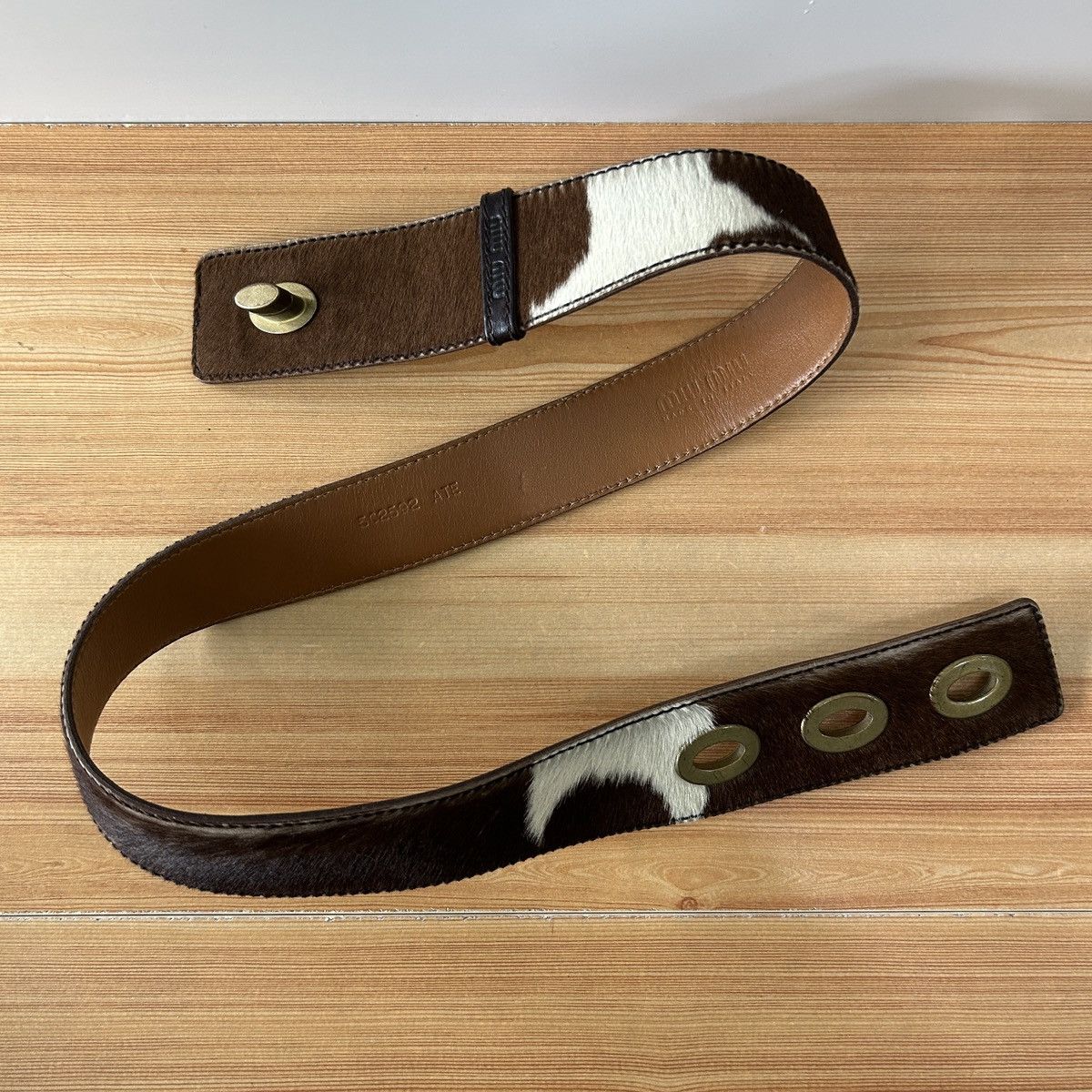 Miu Miu Miu Miu Cowhide Leather Belt Size ONE SIZE - 5 Thumbnail