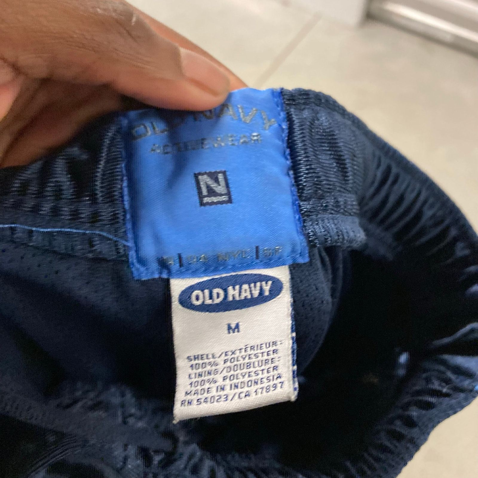 Old Navy Baggy Y2K striped snap on old navy track pants 33x30 Size US 33 - 5 Thumbnail