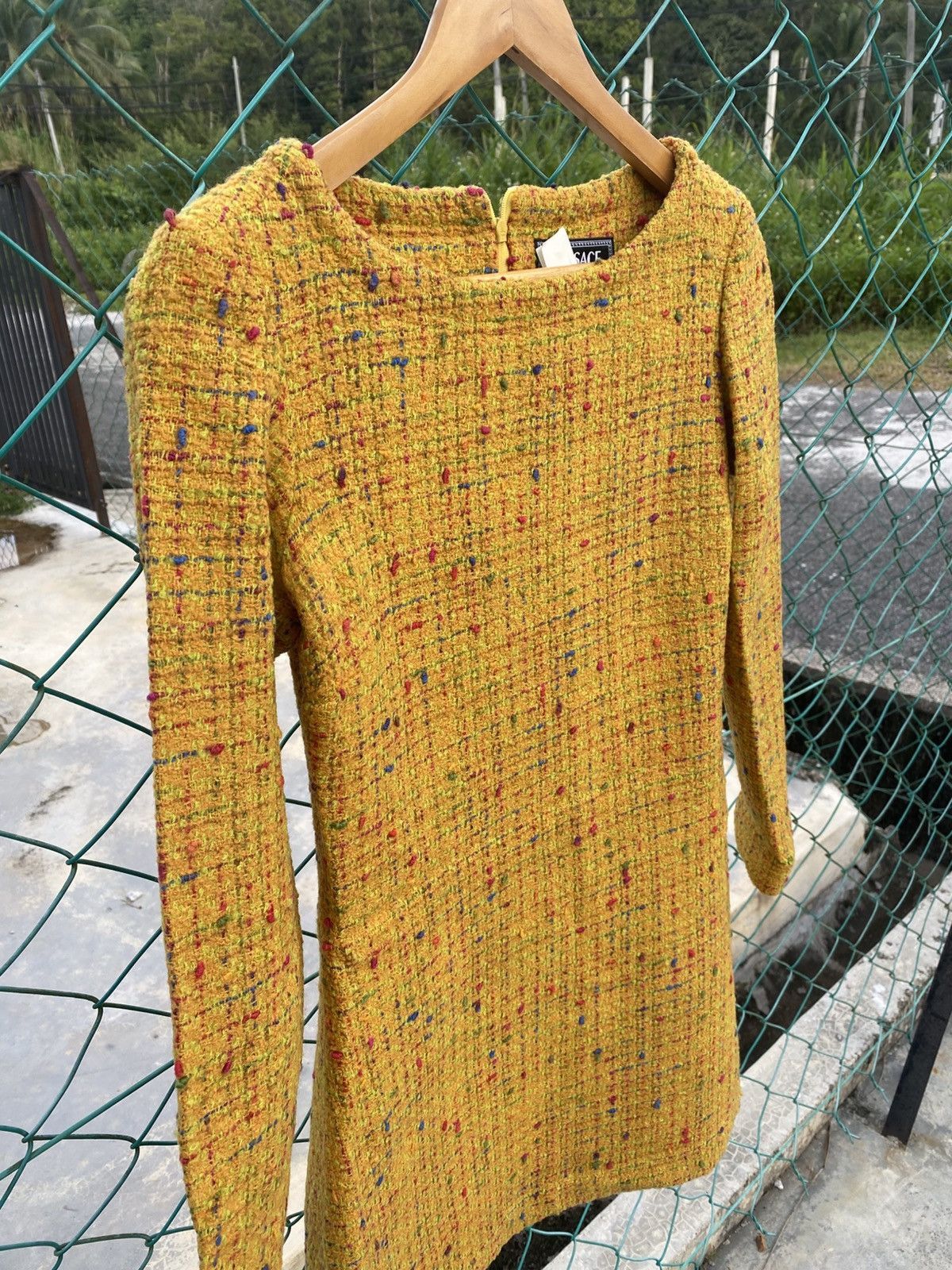 Versace Jeans Couture Versace Jeans Couture Tweed Dresses Size S / US 4 / IT 40 - 3 Thumbnail