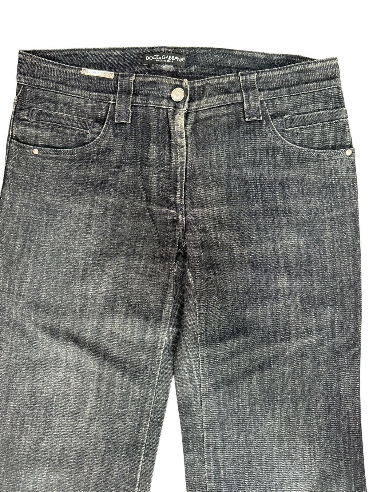 Dolce & Gabbana Dolce & Gabbana Flared Nice Design Denim Jeans Size US 30 / EU 46 - 2 Thumbnail