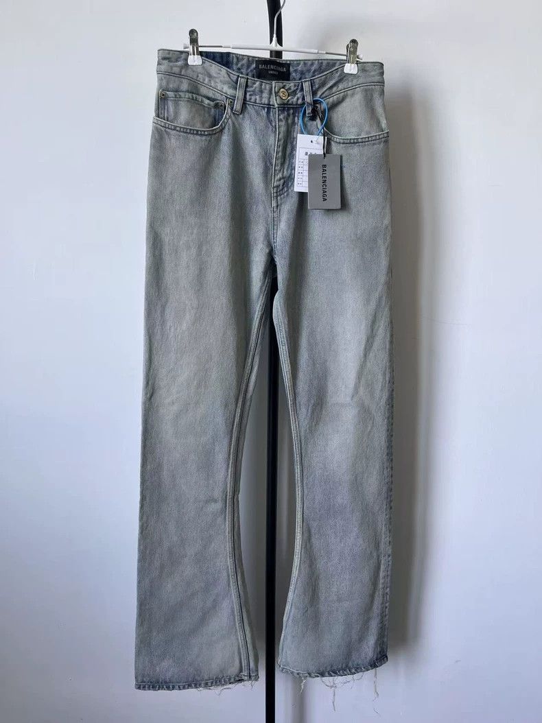Balenciaga Balenciaga size S Imitation old middle waist straight casu Size US 27 - 1 Thumbnail