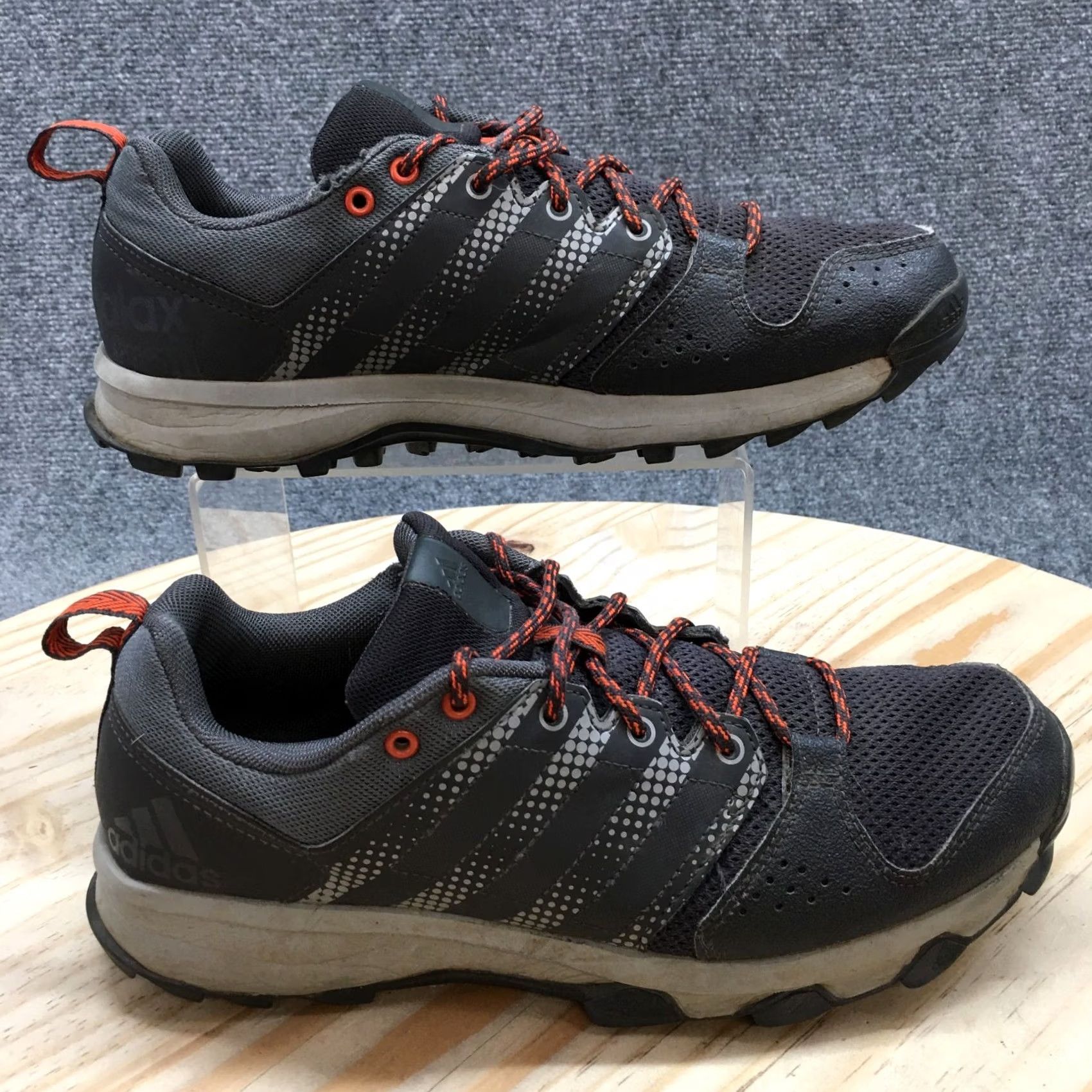 Adidas adidas Sneaker Mens Gray Galaxy Trail Traxion Hiking Laced Casual BB6106 Size US 8 / EU 41 - 2 Thumbnail