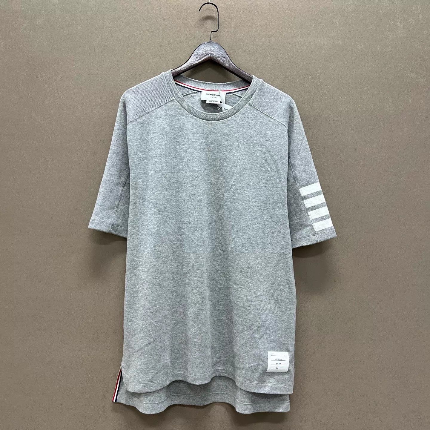 Thom Browne THOM BROWNE Striped Crewneck SS Tee 5 New With Tags Size US XXL / EU 58 / 5 - 1 Thumbnail