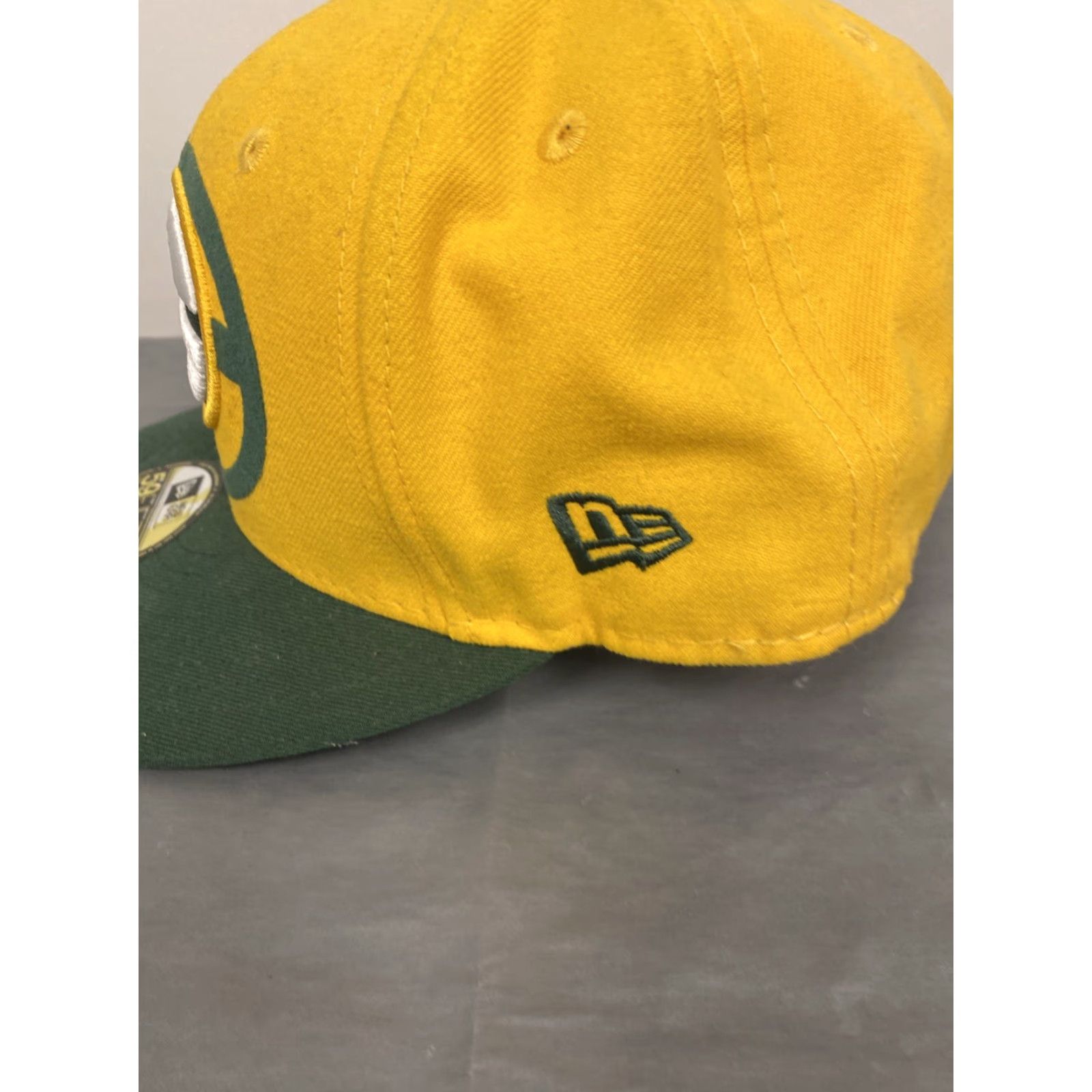 New Era New Era Green Bay Packers NFL 9Fifty Cap Hat Logo 7 5/8 Yellow Green/ 674 Size ONE SIZE - 3 Thumbnail
