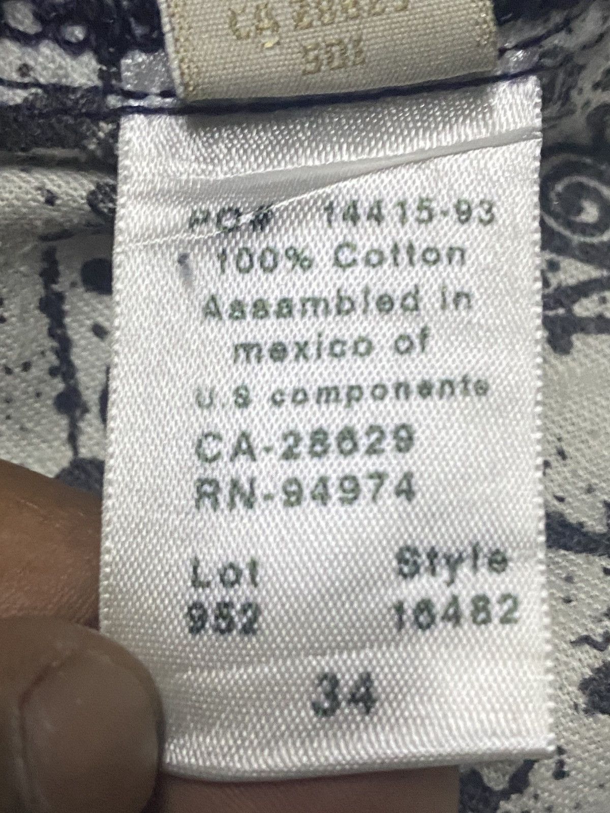 Stussy Vintage Stussy Garment WorkGear Mud Wash Baggy Jeans Size US 35 - 21 Thumbnail