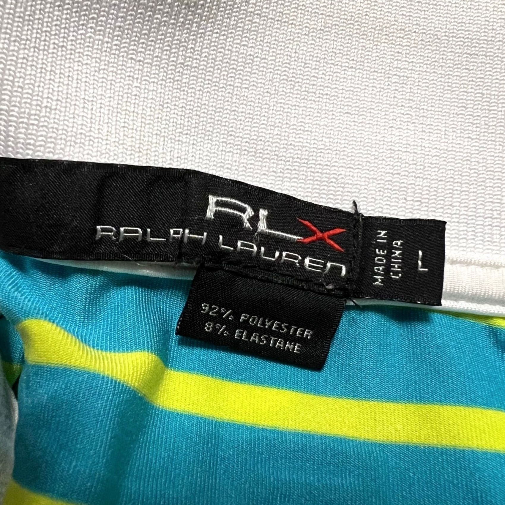 Ralph Lauren Ralph Lauren RLX Golf Polo Shirt Mens Large 2016 Ryder Cup USA Hazletine Striped Green L Mens Size US L / EU 52-54 / 3 - 7 Thumbnail