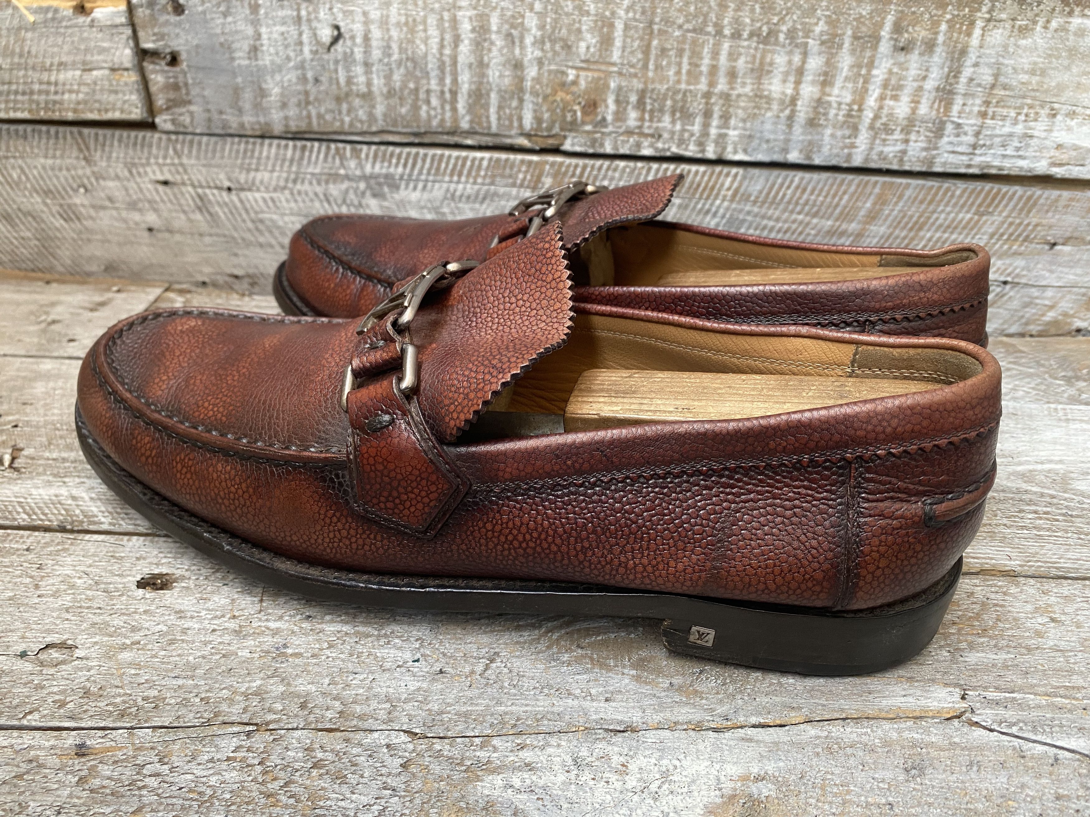 Louis Vuitton Louis vuitton major pebble grain loafer uk 8.5 Size US 9.5 / EU 42-43 - 7 Thumbnail