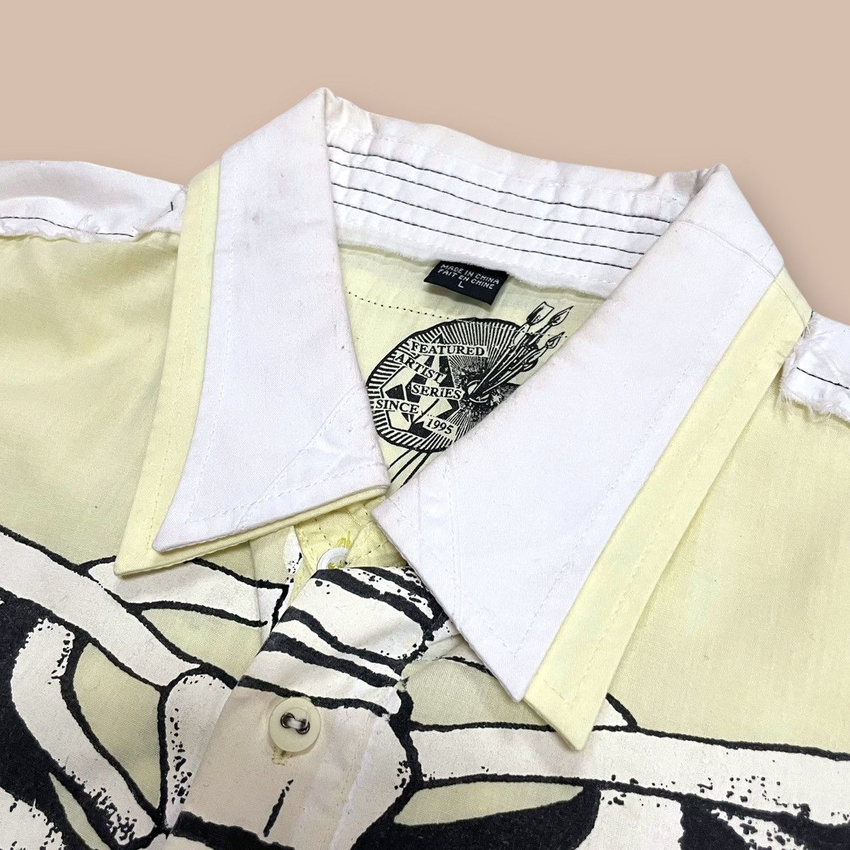Volcom Volcom Featured Artist Series Zac Marben Skeleton L/S Shirt Size US L / EU 52-54 / 3 - 11 Thumbnail