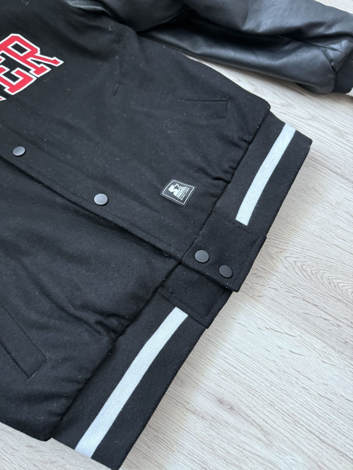 Starter Starter Black Label Varsity Jacket Wool LeatherOversized Fit Size US S / EU 44-46 / 1 - 9 Thumbnail