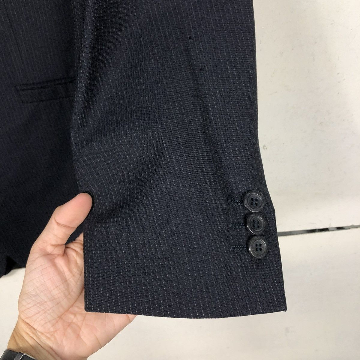 Versace 🔥VINTAGE VERSACE CLASSIC V2 DOUBLE BREAST COATS JACKET Size US M / EU 48-50 / 2 - 17 Thumbnail