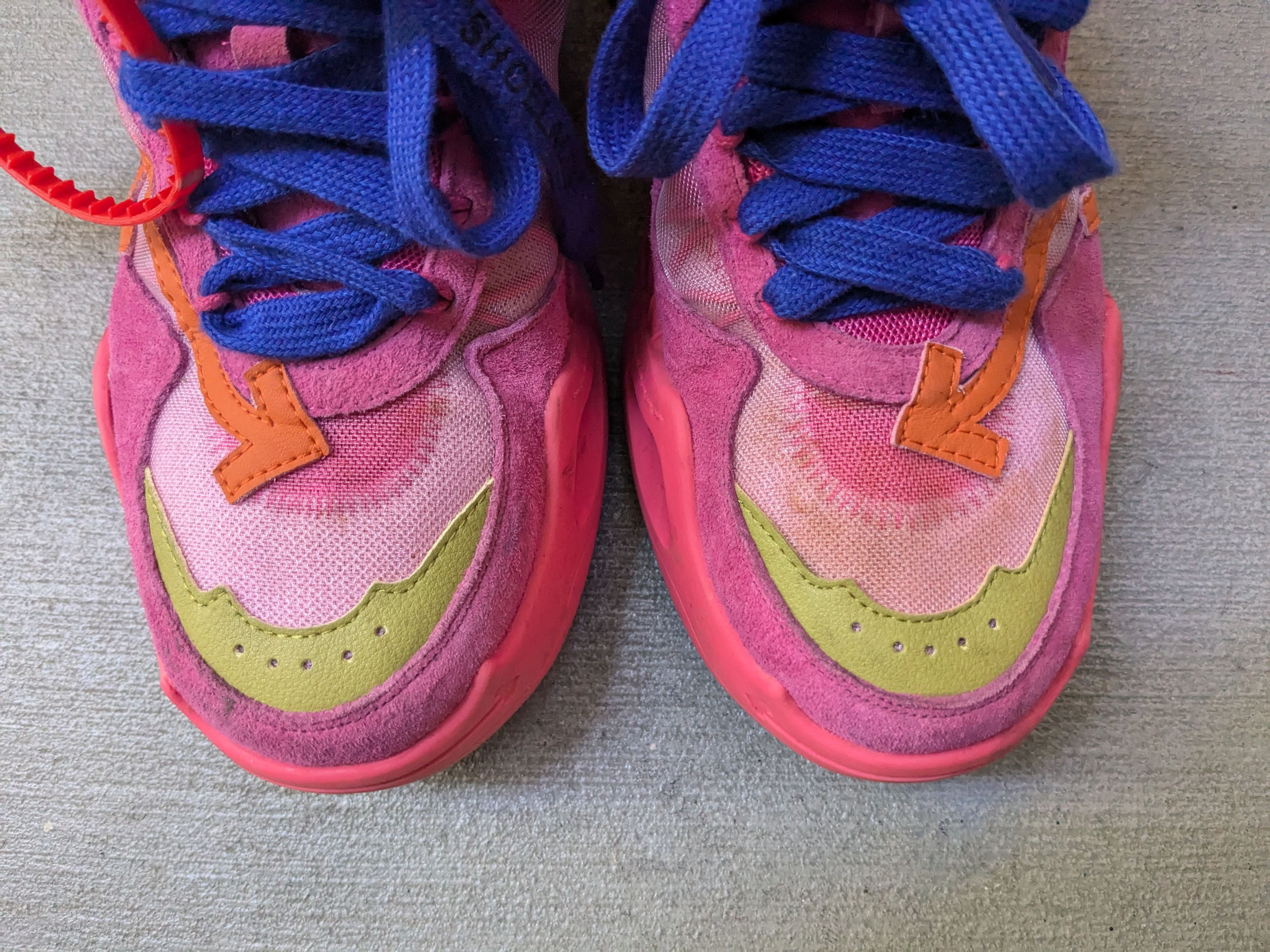 Off-White Off-White Odsy-2000 Sneakers Pink 7 40 Suede Size US 7 / EU 40 - 3 Thumbnail