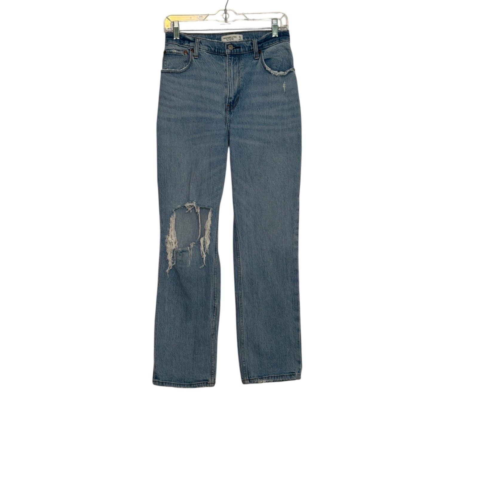 Abercrombie & Fitch Abercrombie & Fitch Straight ultra high rise jeans size 4 Size 27" / US 4 / IT 40 - 1 Thumbnail