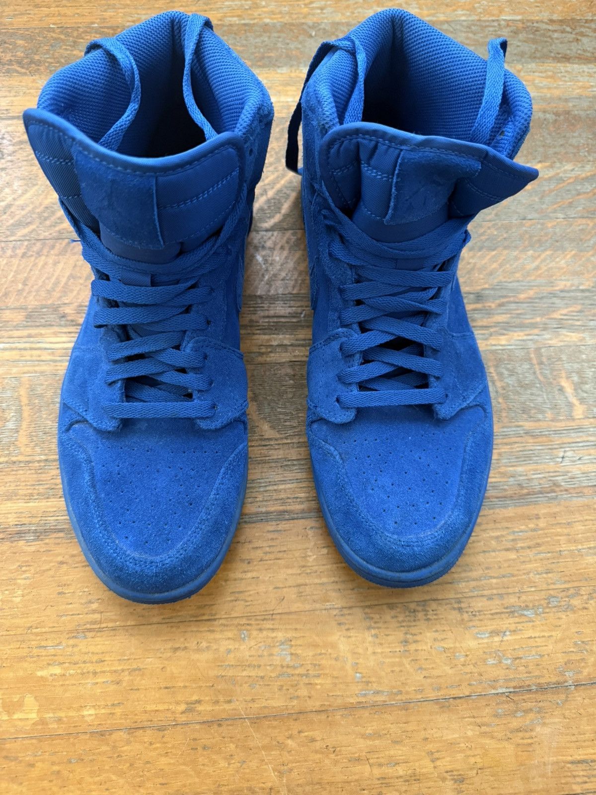 Jordan Brand × Nike Jordan 1 Retro Blue Suede Size US 10.5 / EU 43-44 - 4 Thumbnail