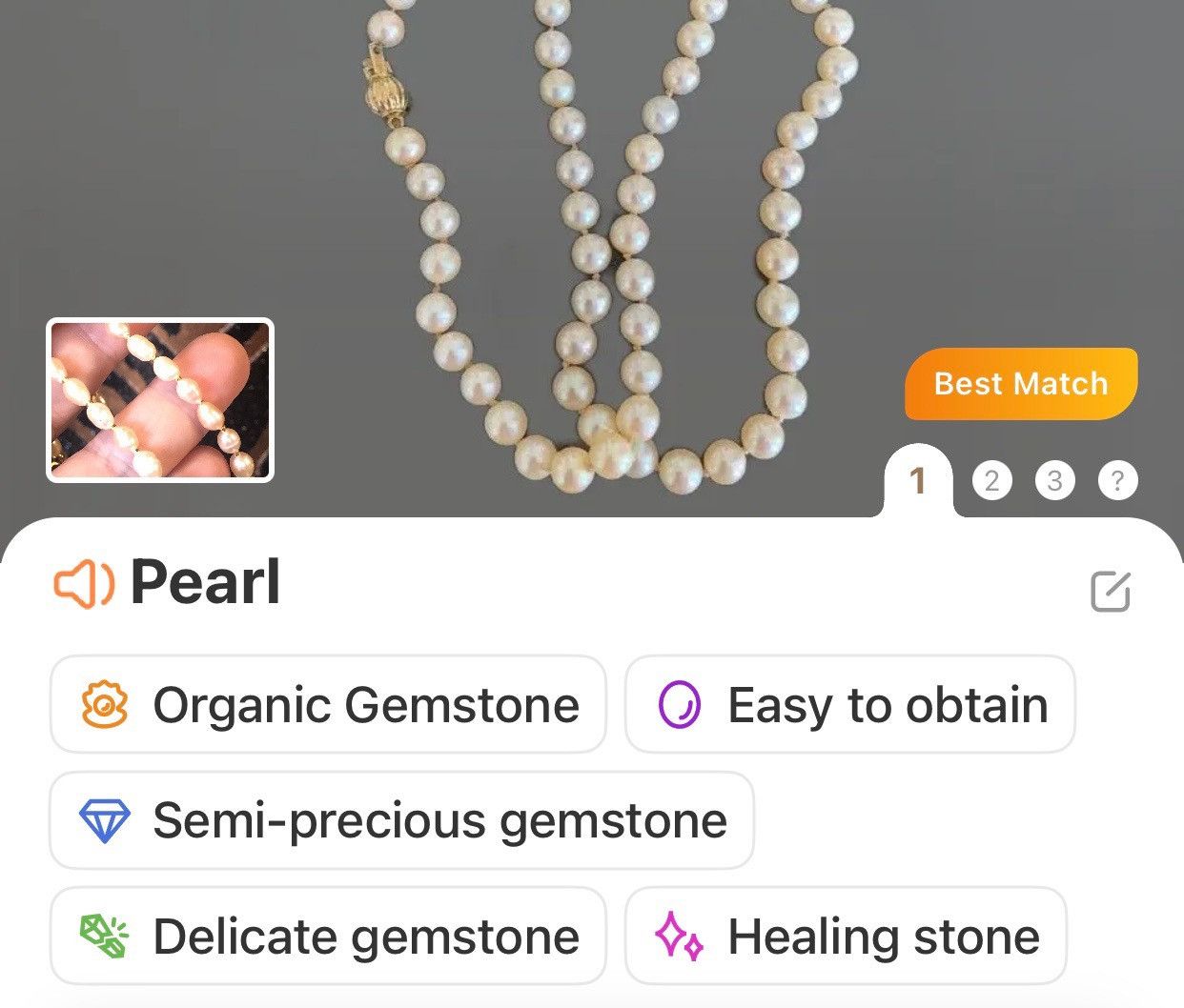 Handmade Handcrafted elegant genuine fresh water pendant necklace Size ONE SIZE - 9 Thumbnail