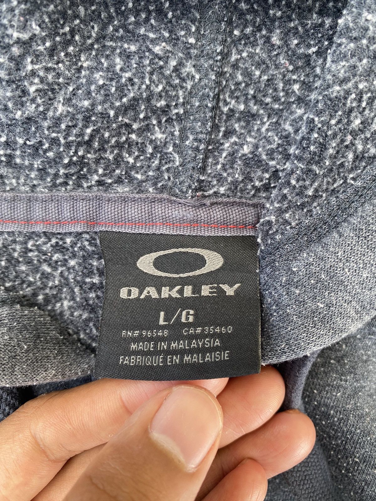 Oakley × Vintage Vintage Y2K Oakley Software Styled Zip Up Hoodie Size US XL / EU 56 / 4 - 5 Thumbnail