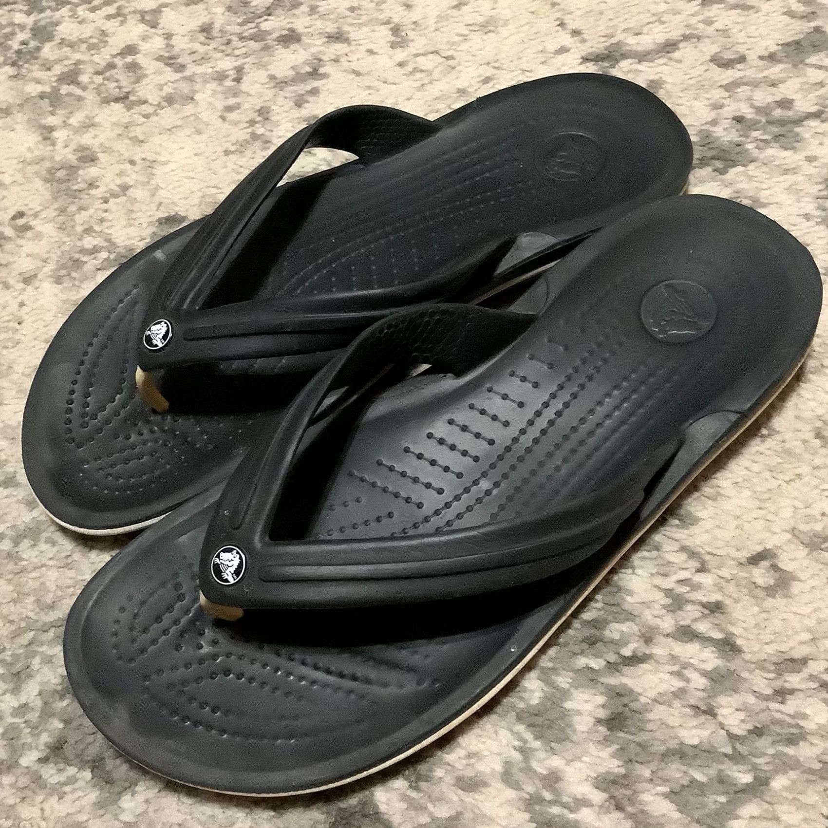 Crocs Crocs Crocband Flip Flops Unisex Adults Slip On 9 Black Sandals Crocs Crocband Flip Flop Mens Womens Sandals Slip On Unisex Adults"} Size US 9 / IT 39 - 2 Thumbnail