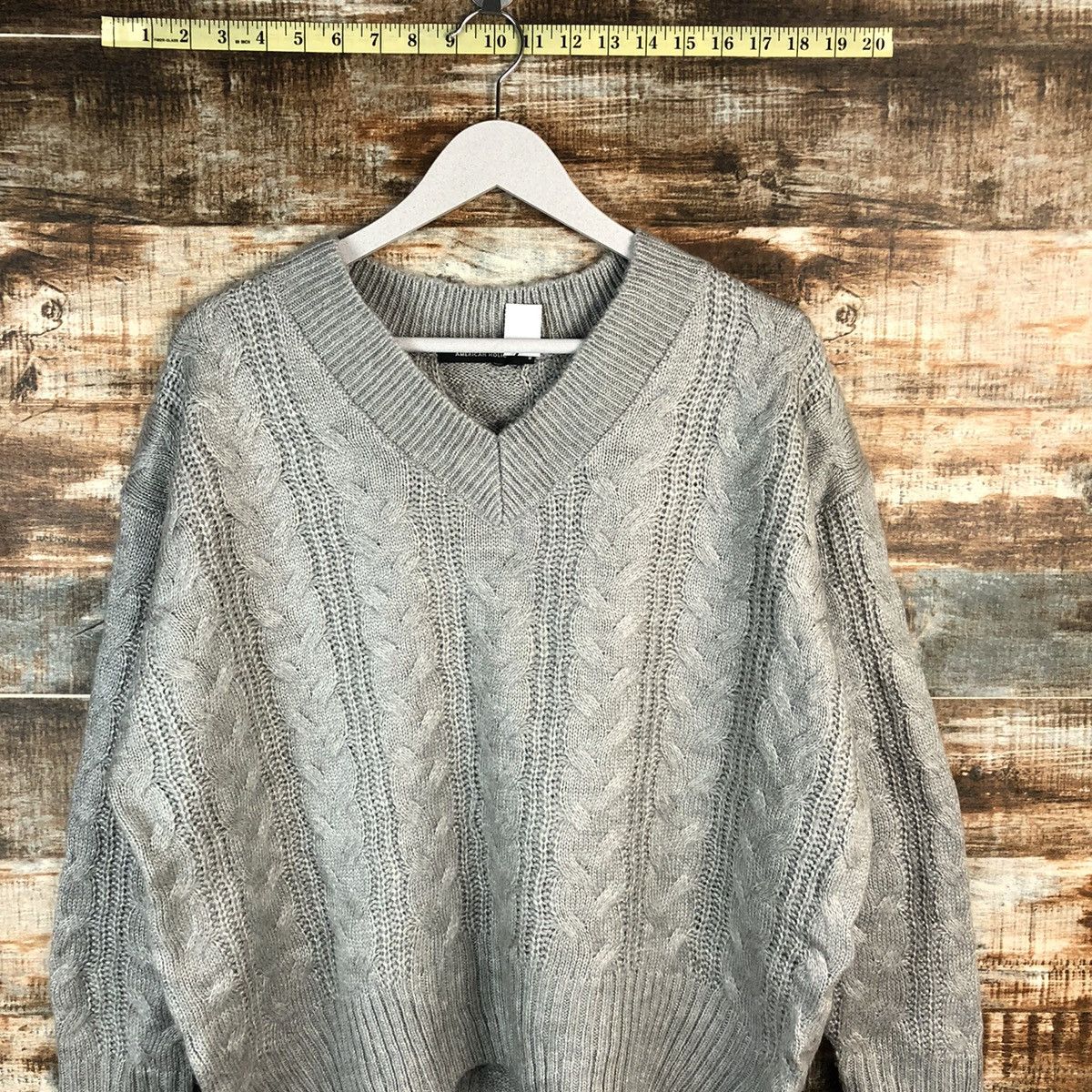 Homespun Knitwear × Japanese Brand America Holic Grey Knitwear #A1836 Size M / US 6-8 / IT 42-44 - 5 Thumbnail