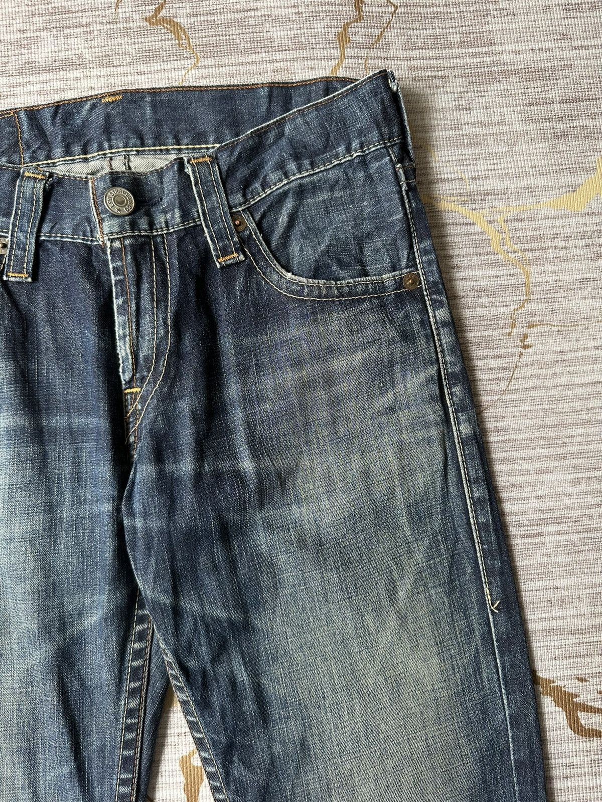 Levi's Vintage Clothing FLARE Levi’s 507 Distressed Denim Size US 31 - 11 Thumbnail