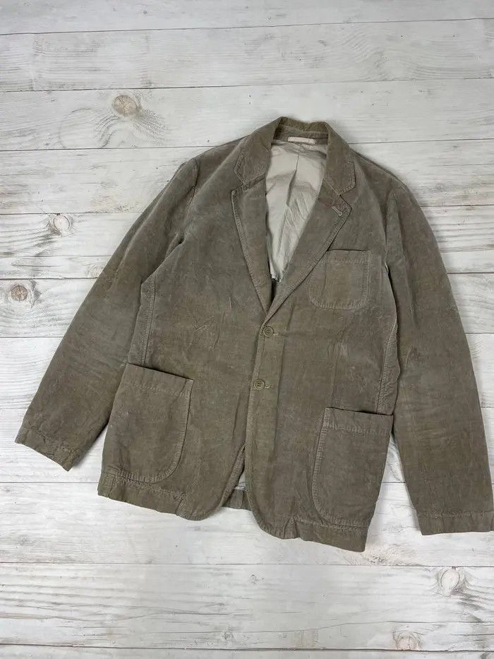 C.P. Company Vintage C.P Company Velvet BLAZER Jacket 2007 Ramie Cotton Size US L / EU 52-54 / 3 - 1 Thumbnail