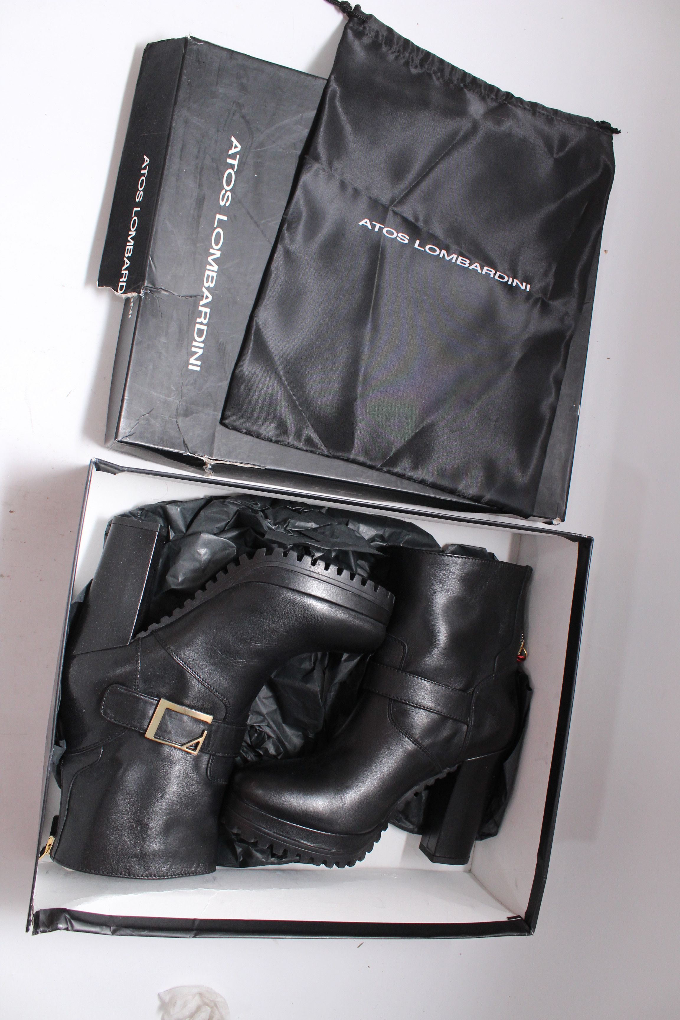 Leather Atos Lombardini Boots Leather Womens Size 37 New Hype Rare Size US 7 / IT 37 - 6 Thumbnail