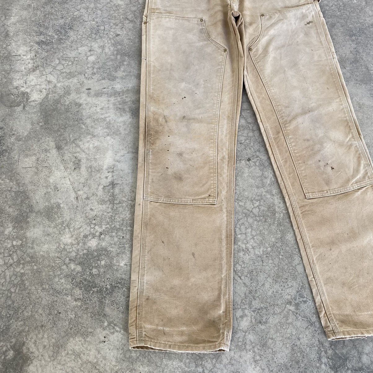 Carhartt Vintage Carhartt Double Knee Faded Tan Carpenter Work Pants Size US 32 / EU 48 - 6 Thumbnail