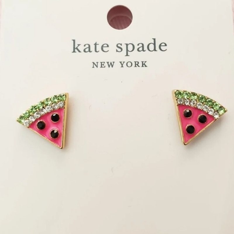 Kate Spade Kate Spade Watermelon 🍉 Set Mini Pendant Necklace Earrings Size ONE SIZE - 6 Thumbnail