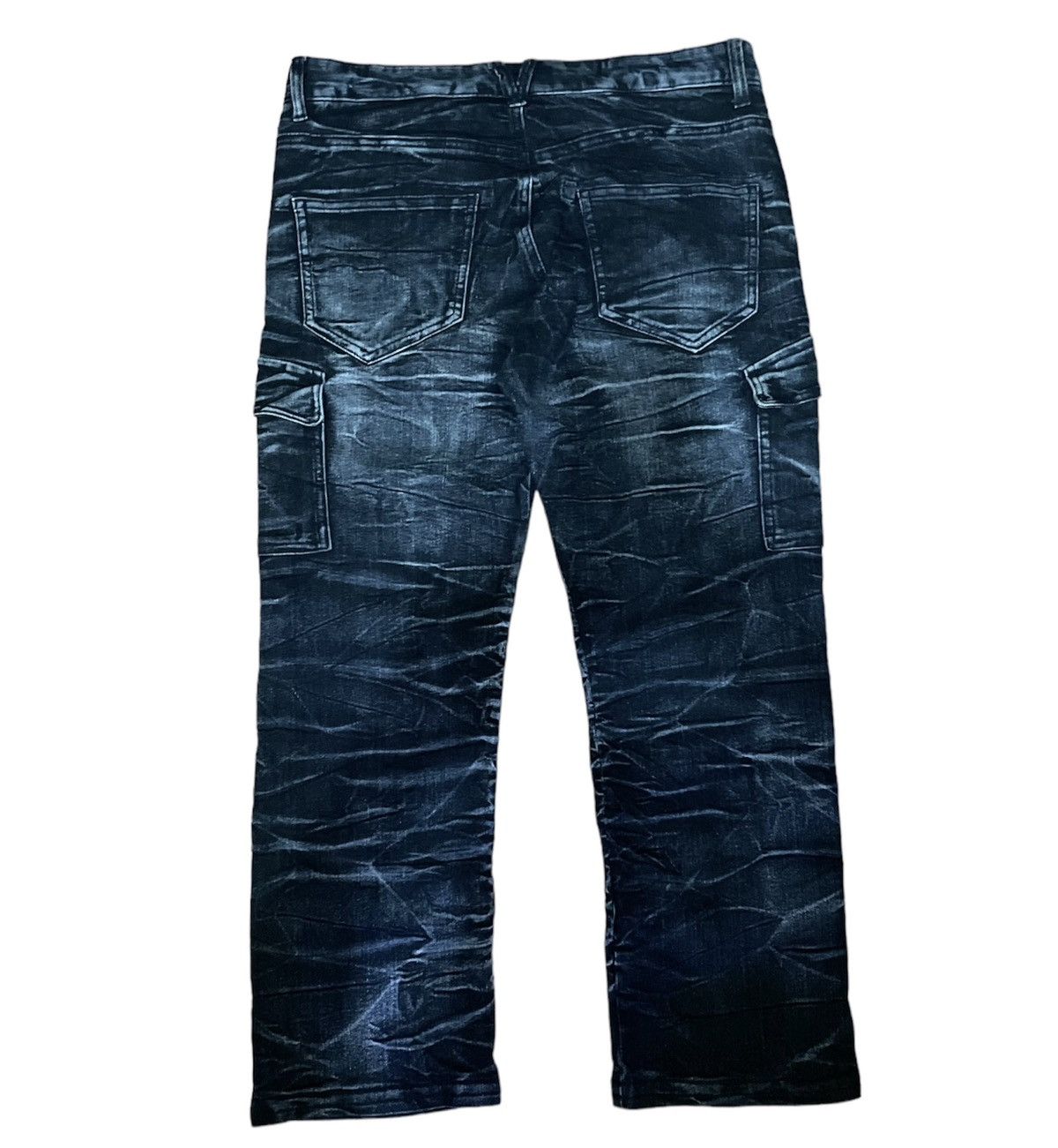 Isamu Katayama Backlash Japanese Brand Semantic Design Ankle Cargo Jeans Size US 32 / EU 48 - 2 Thumbnail