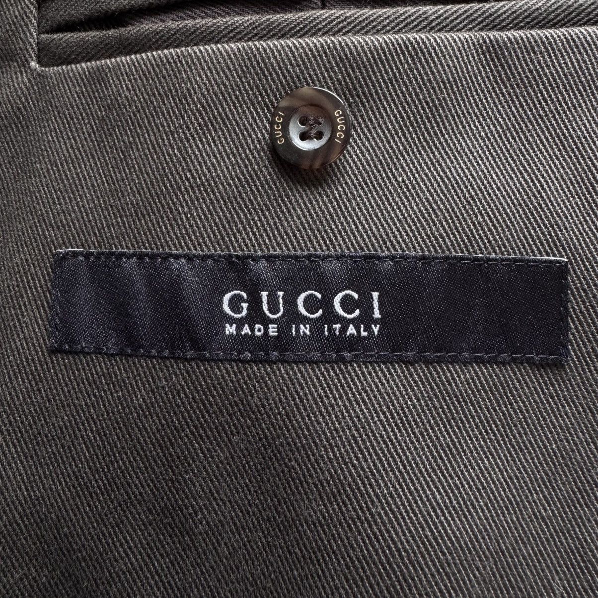 Gucci Gucci Tom Ford SS2003 Cotton Mandarin Collar Safari Jacket Size US L / EU 52-54 / 3 - 10 Thumbnail