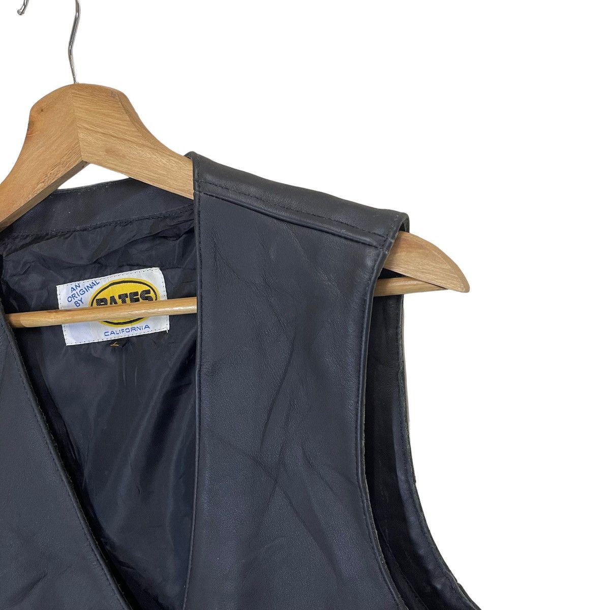 Bates Hats BATES LEATHERS RIDERS RACING SLEEVELESS JACKET Size US S / EU 44-46 / 1 - 14 Thumbnail