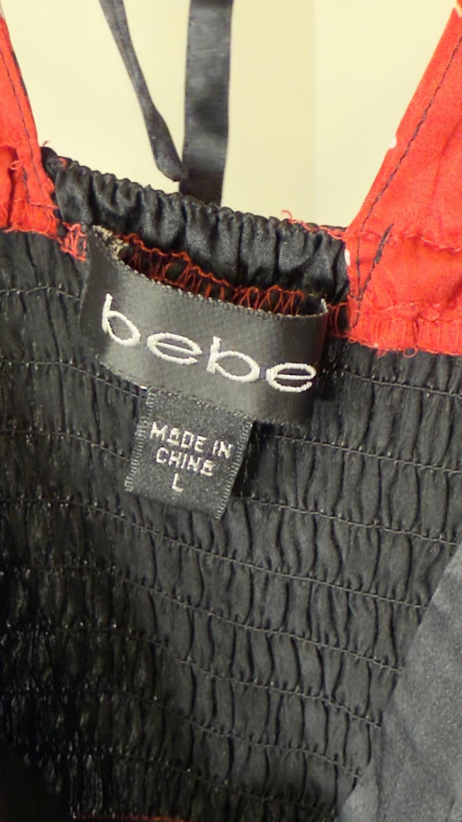 United Colors Of Benetton Stylish Bebe Red Floral Dress - Size Large Size L / US 10 / IT 46 - 3 Thumbnail