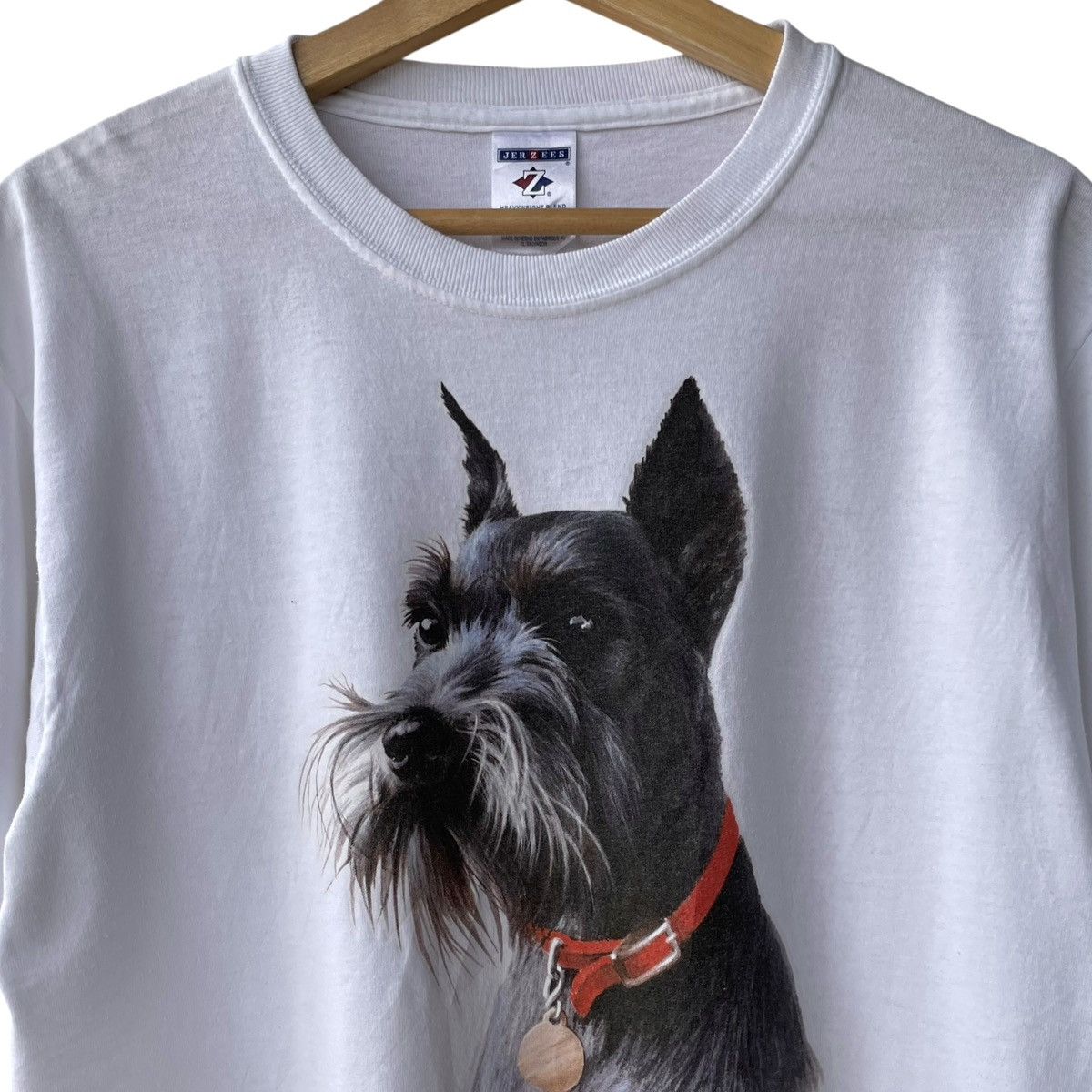 Vintage James H Killen Vintage 2000s Realistic Dog Drawing Art Tee Size US M / EU 48-50 / 2 - 3 Thumbnail