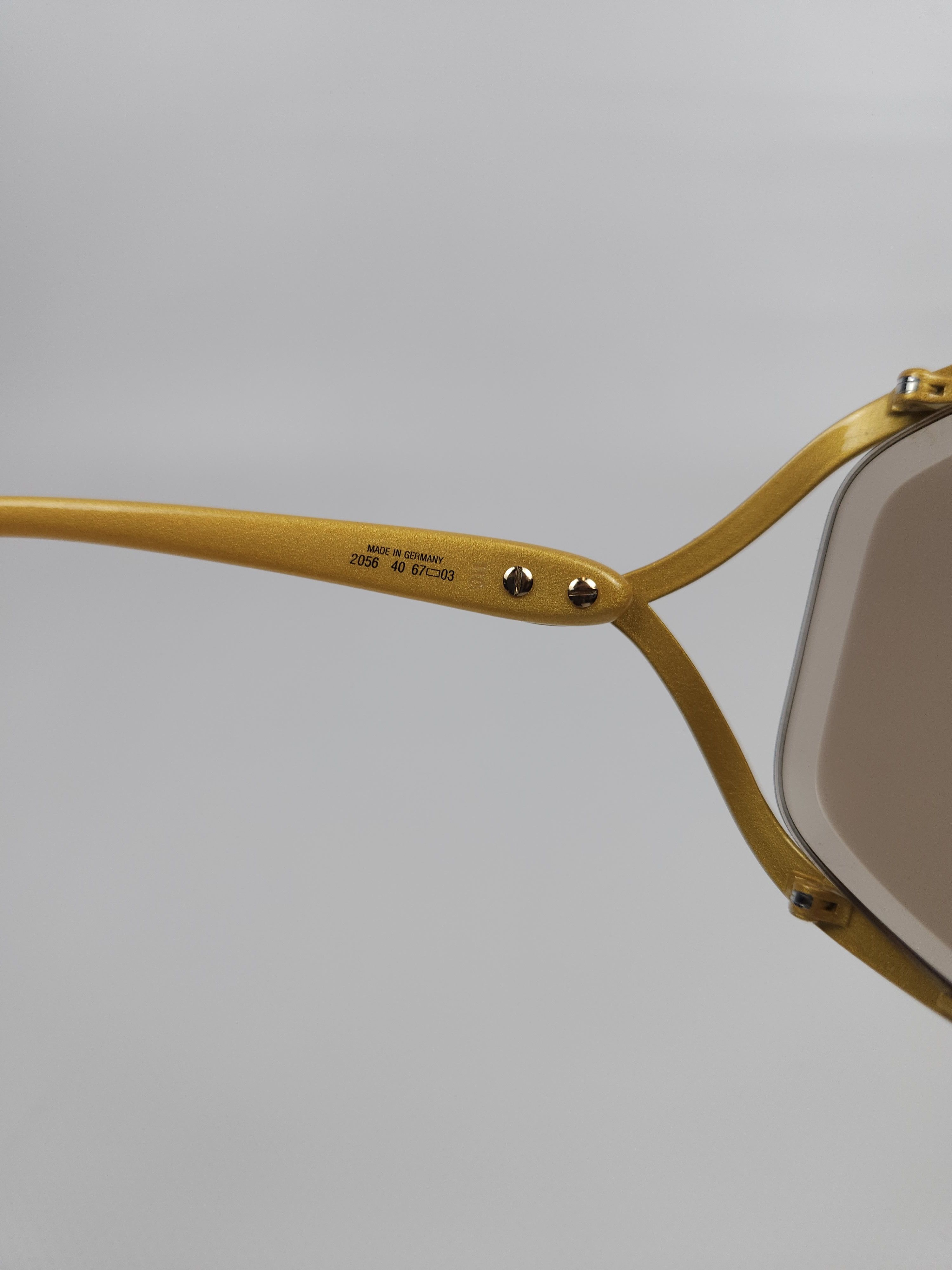 Dior Vintage 80s Dior 2056 40 butterfly sunglasses Size ONE SIZE - 17 Thumbnail
