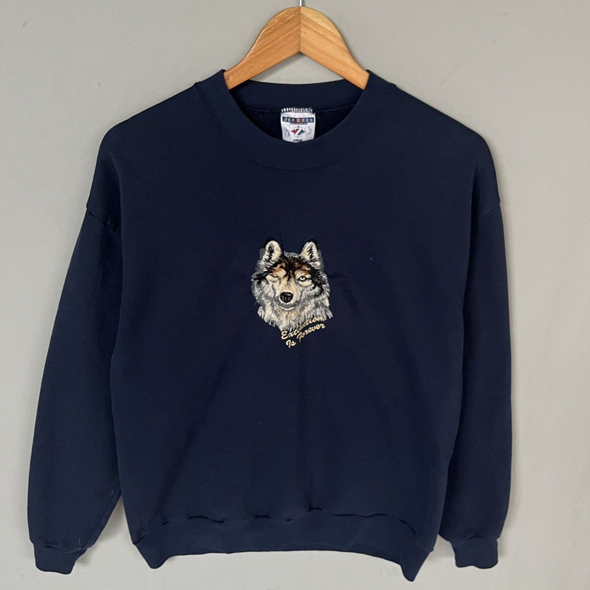 Jerzees × Vintage VINTAGE JERZEES WOLF HEAD EMBROIDERED Size US M / EU 48-50 / 2 - 1 Thumbnail
