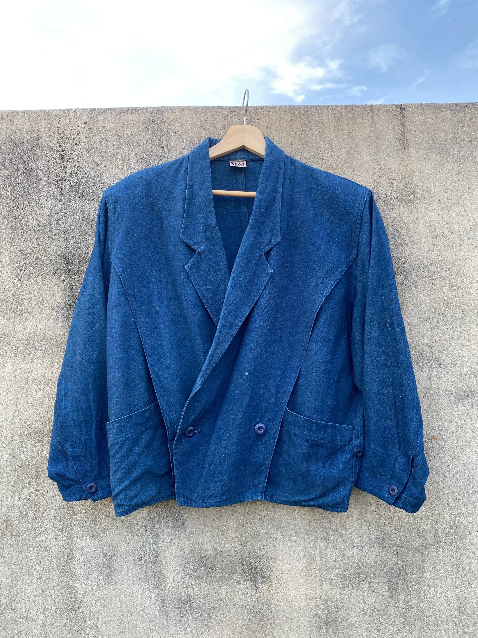 Issey Miyake Archive Hai Sporting Gear Miyake Design Studio Indigo Jacket Size US M / EU 48-50 / 2 - 1 Thumbnail