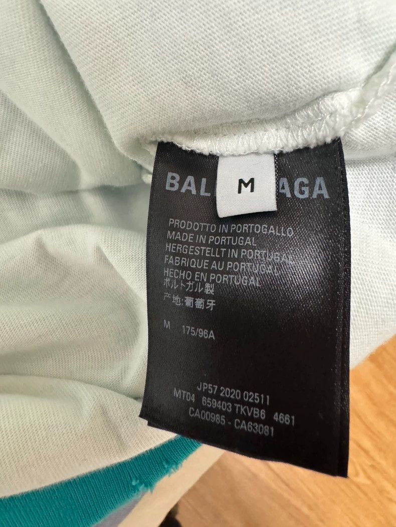 Balenciaga Balenciaga Letter Print Ripped Hoodie Hoodie Loose Version Size US M / EU 48-50 / 2 - 3 Thumbnail