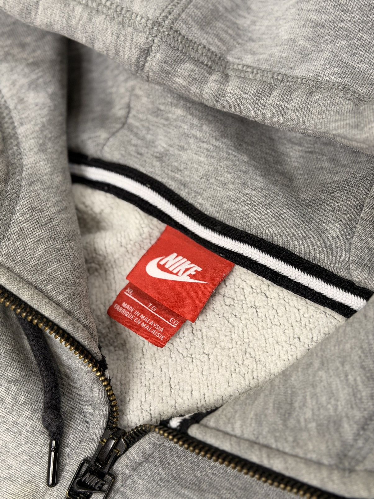 Nike Nike Sportswear Hoodie Mens XL Gray Tech Fleece Size US XL / EU 56 / 4 - 3 Thumbnail