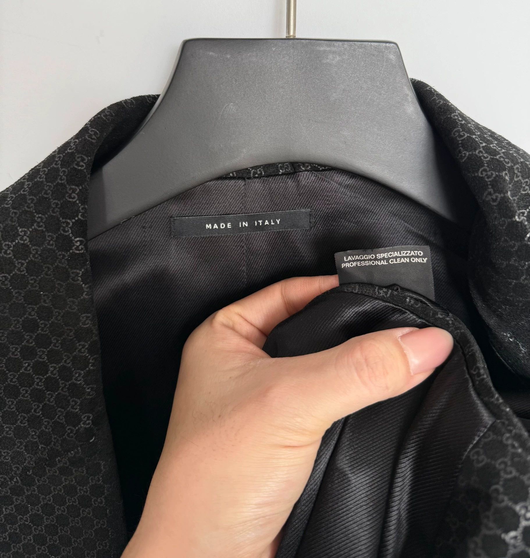 Gucci Gucci Full GG Suede Leather Blazer Jacket (Size 54) Size 54R - 9 Thumbnail