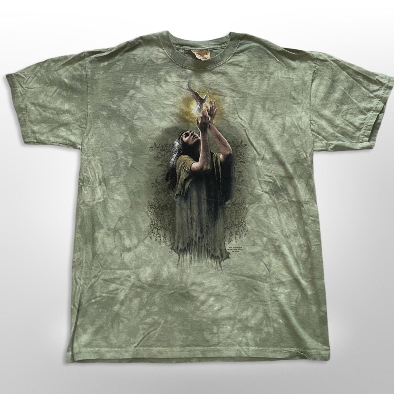 The Mountain × Vintage The Mountain T-Shirt Tie Dye Native American 2007 Lee Bogle Size US L / EU 52-54 / 3 - 1 Thumbnail
