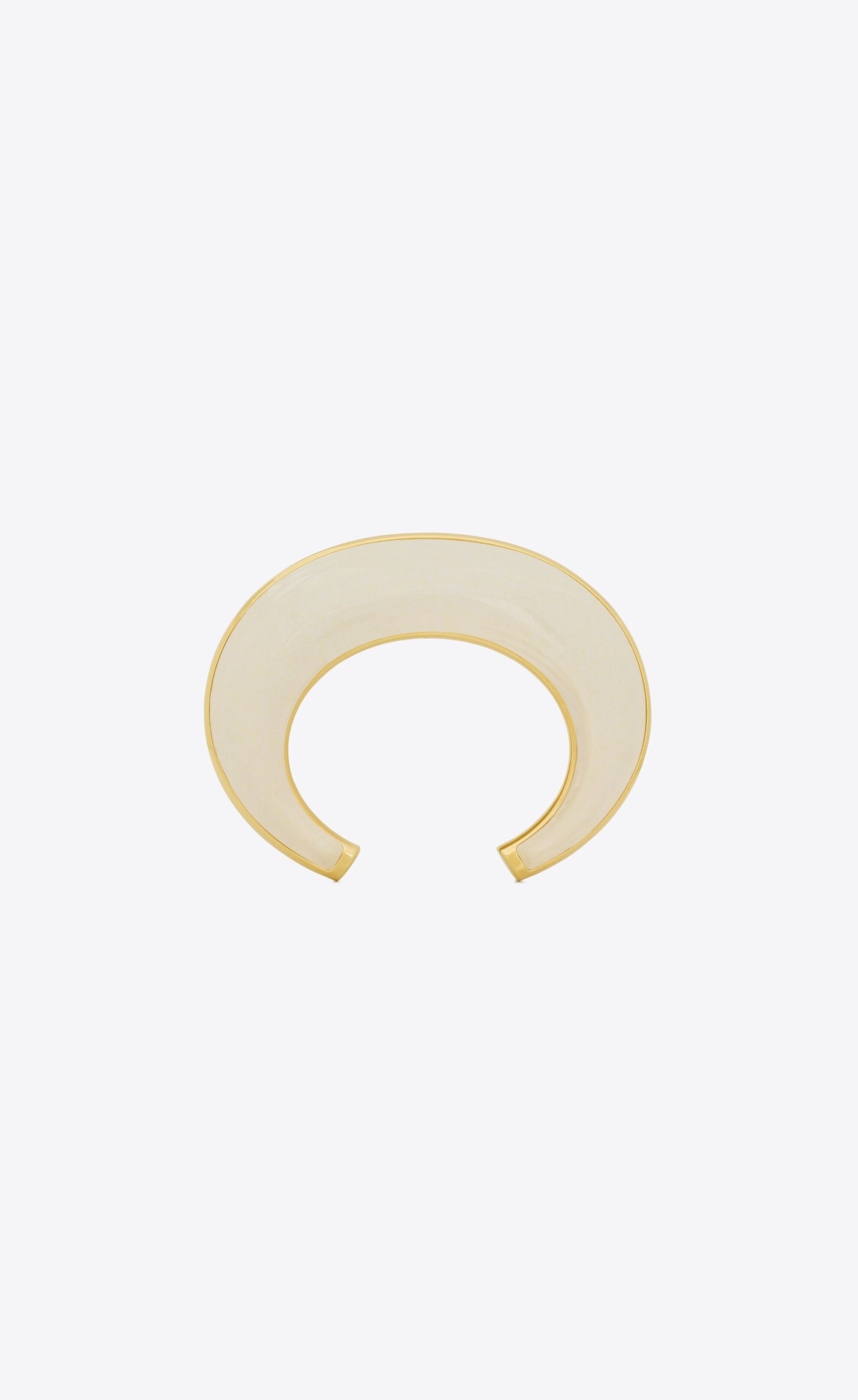 Saint Laurent Paris o1s1wg110325 Size: M / 723380 Dome Cuff Bracelet Metal Size ONE SIZE - 2 Thumbnail