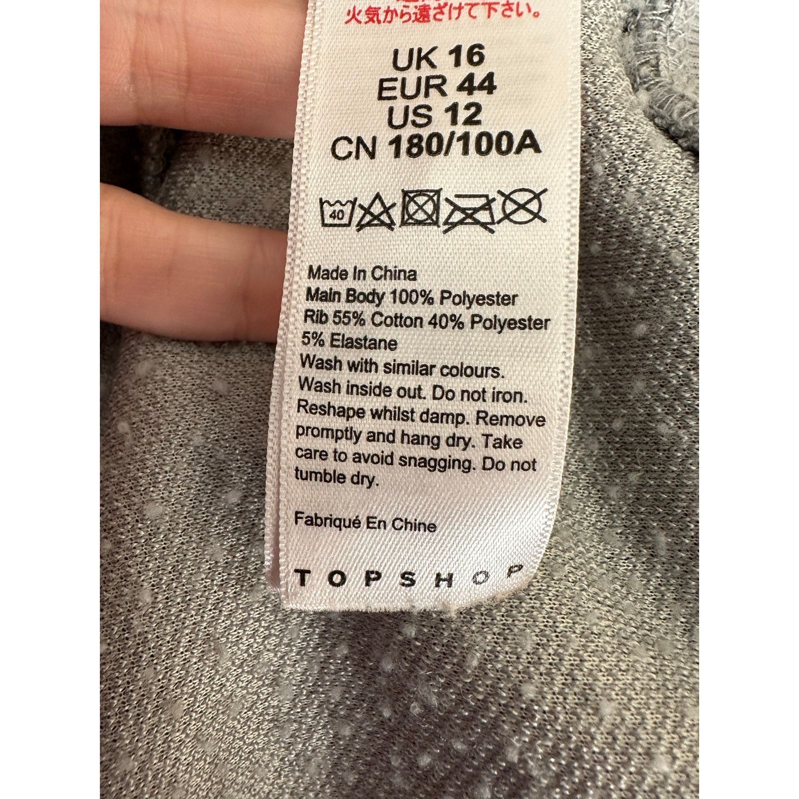 Topshop Topshop gray teddy long sleeves pullover sweater size 12 Size XL / US 12-14 / IT 48-50 - 4 Thumbnail