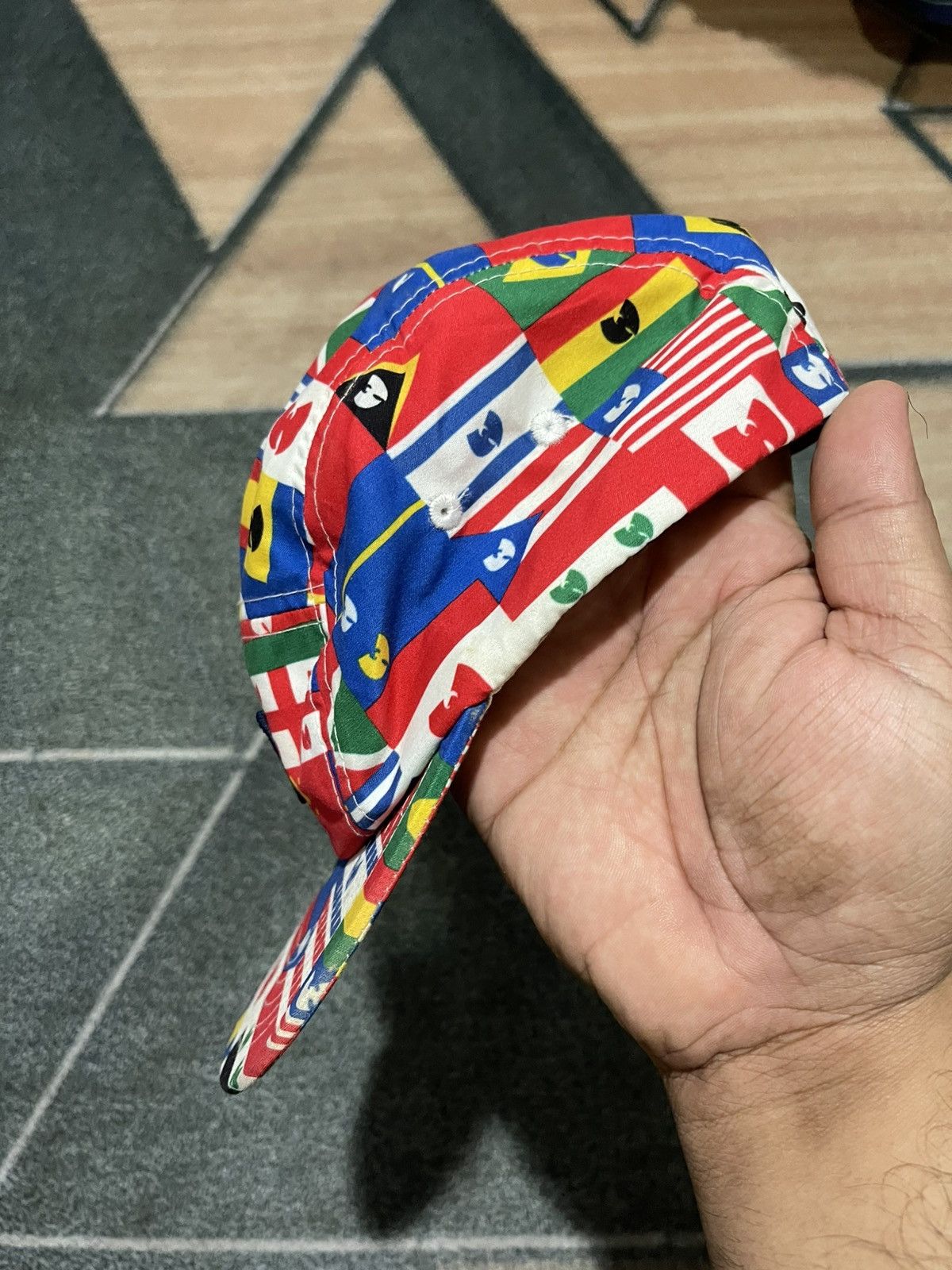 Wu-Tang Clan RARE Wu-Tang Hat 5 Panel International Flags Size ONE SIZE - 2 Thumbnail