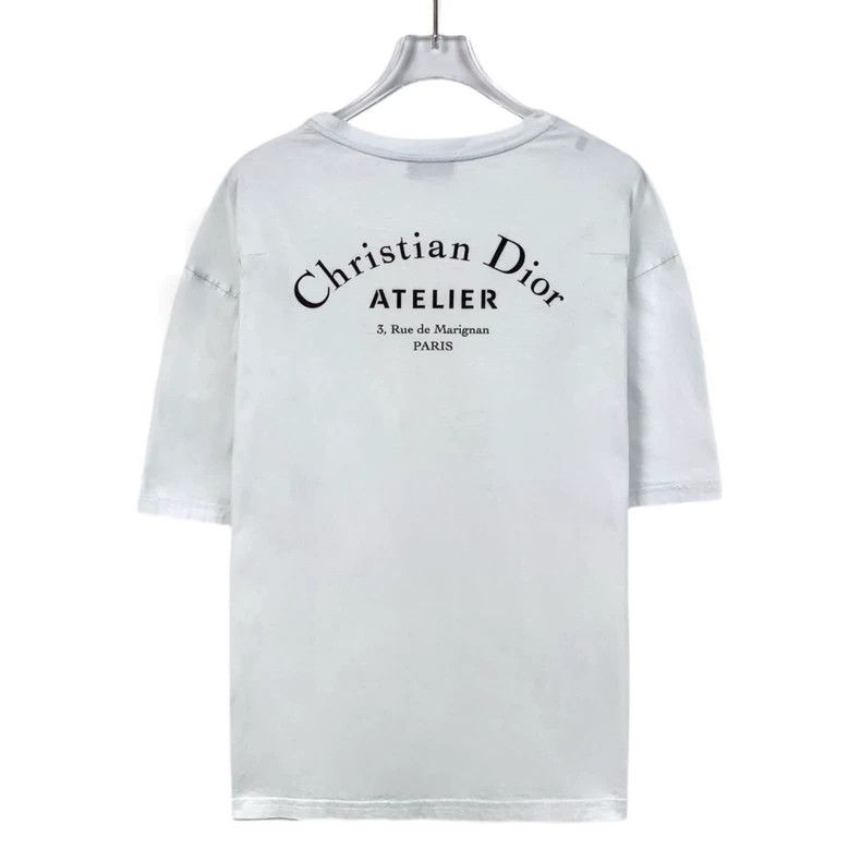 Dior Dior White logo letter printed cotton round-neck short-slee Size US L / EU 52-54 / 3 - 2 Thumbnail