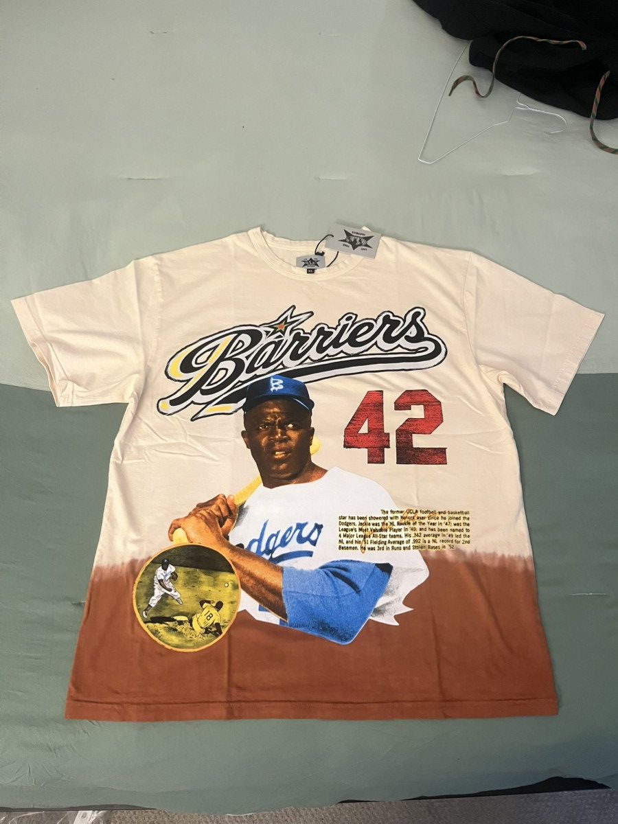 Barriers Barriers Jackie Robinson T-Shirt Size US L / EU 52-54 / 3 - 1 Thumbnail
