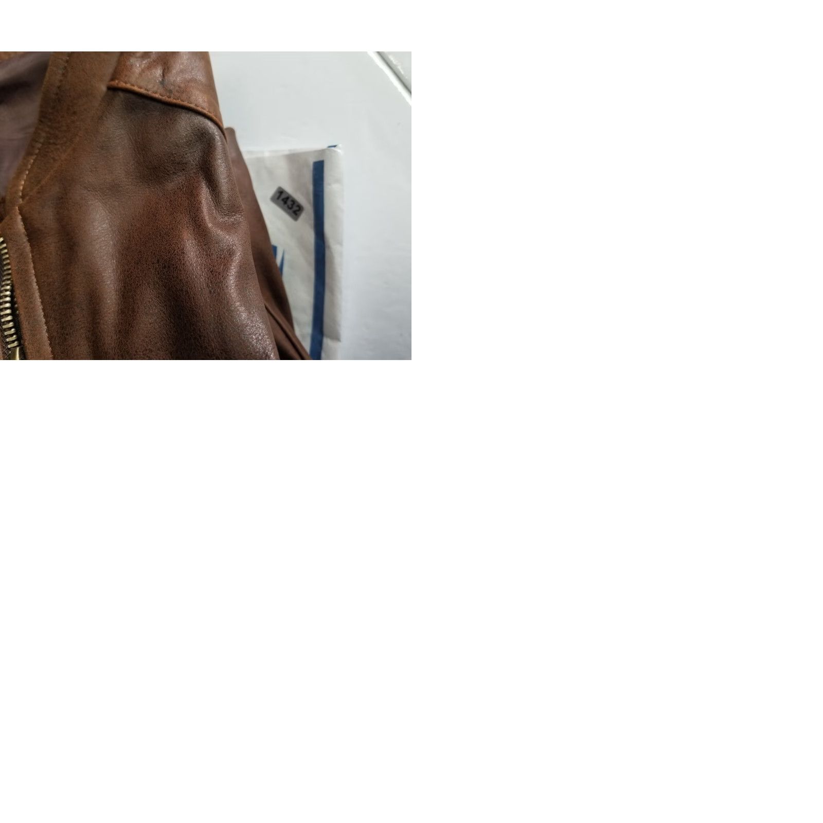 Vintage Lions Lifes Adventures Jacket Moto Womens Medium Leather Brown Zip Up Size M / US 6-8 / IT 42-44 - 9 Thumbnail