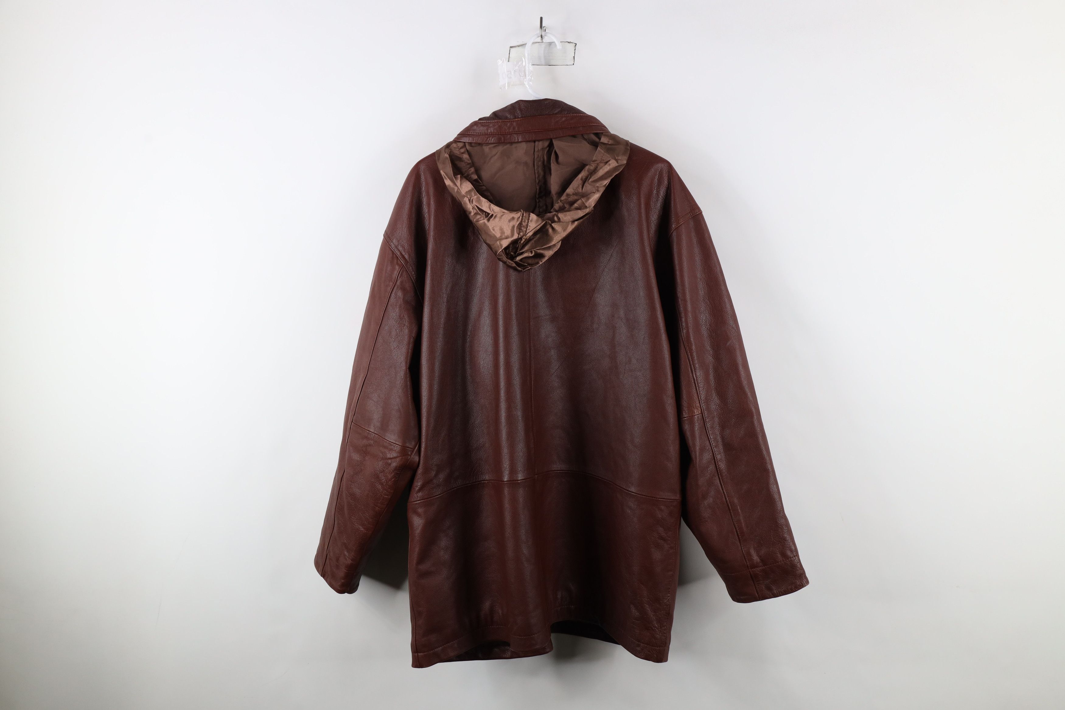 Vintage Vintage 90s Streetwear Quilted Leather Chore Barn Jacket Size US M / EU 48-50 / 2 - 14 Thumbnail