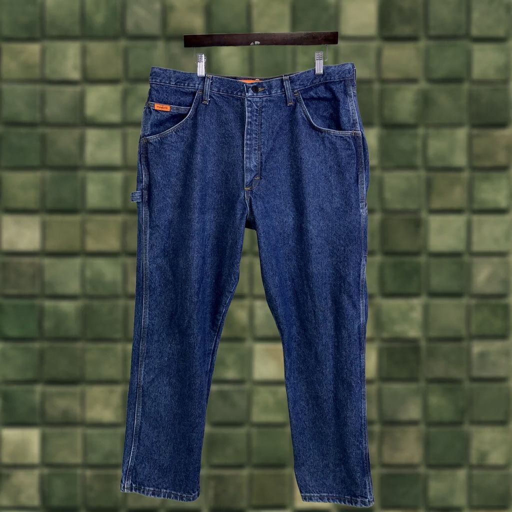 Wrangler Wrangler Jeans Mens 38x30 Flame-Resistant ARC Denim Work Straight Warp Riggs Size US 38 / EU 54 - 1 Thumbnail