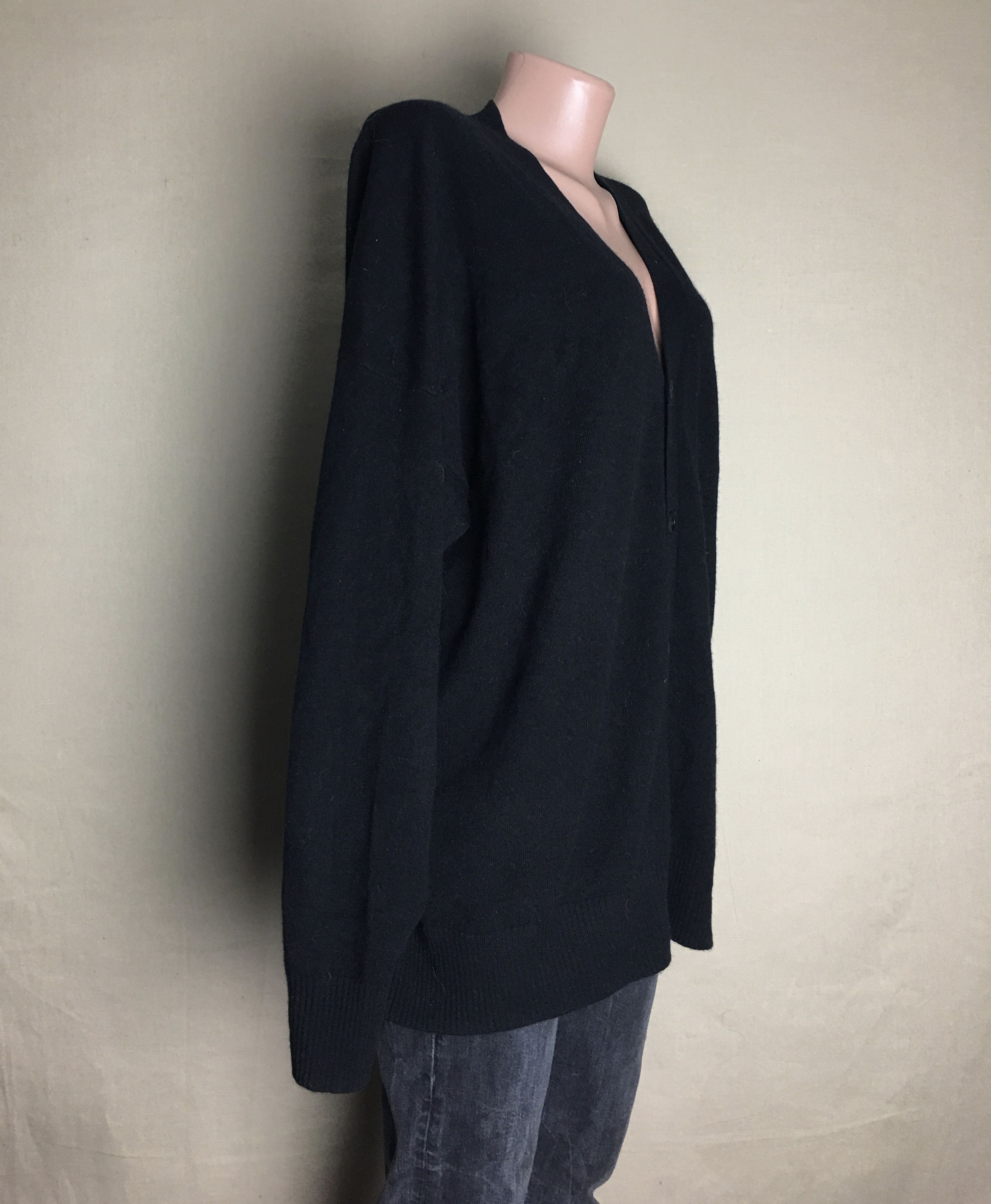 Bompard × Designer Eric Bompard Wool Cashmere Knit Cardigan Black Size XL Size XL / US 12-14 / IT 48-50 - 7 Thumbnail