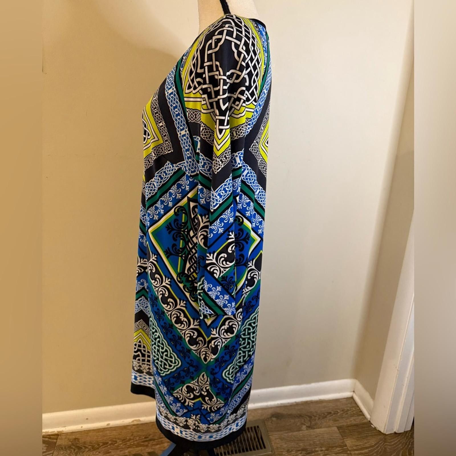 Other Laundry by Shelli Segal multicolored midi sheath dress SZ M Size M / US 6-8 / IT 42-44 - 3 Thumbnail