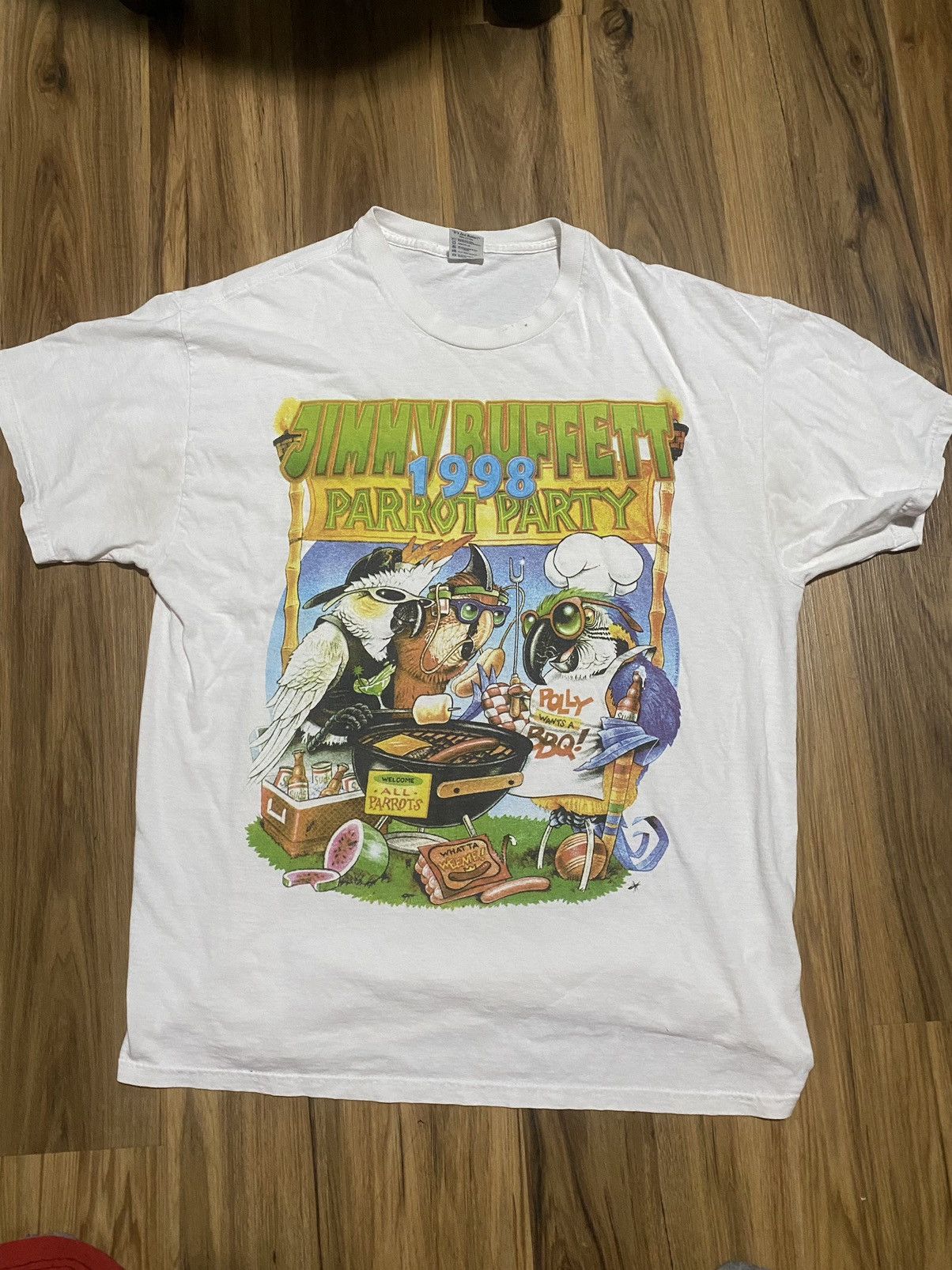 Vintage Vintage Jimmy Buffett Shirt Size US L / EU 52-54 / 3 - 1 Thumbnail
